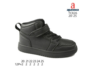 Хайтопи дитячі Apawwa TC826 black 20-25