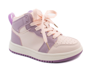 Хайтопы детские Apawwa TC828 pink-purple 26-31