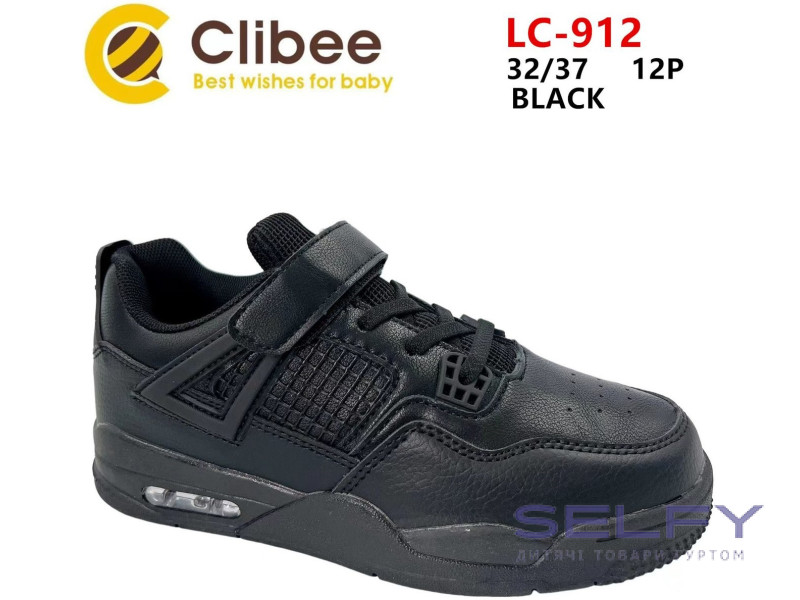 Кросівки дитячі Clibee LC-912 black 32-37, Фото 1