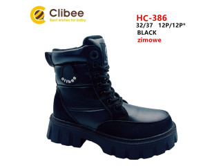 Черевики зимові Clibee HC-386 black 32-37