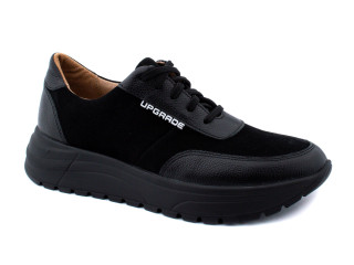Кросівки 0157 чорні шкіра 36-40