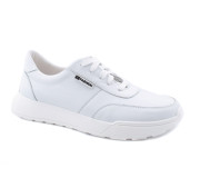 Кроссовки 0157/2 белая кожа 36-40