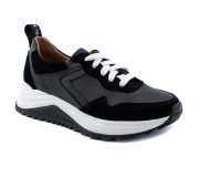 Кроссовки 0137/21264 черная кожа 34-40