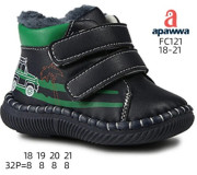 Пінетки зимові Apawwa FC121 green 18-21