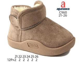 Уггі зимові Apawwa C960 camel 21-26