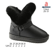 Уггі зимові Apawwa C964 black 26-31