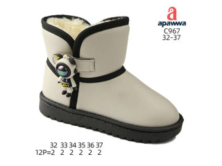 Уггі зимові Apawwa C967 beige 32-37