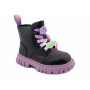 Ботинки детские Apawwa N755 black-purple 26-31