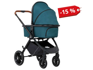 Коляска для дитини універсальна 3 в 1 FreeON JOY dark green