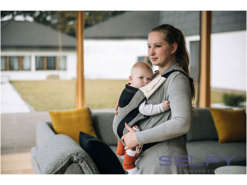 Сумка-кенгуру FreeON Side by Side 2 в 1, grey, Фото 1