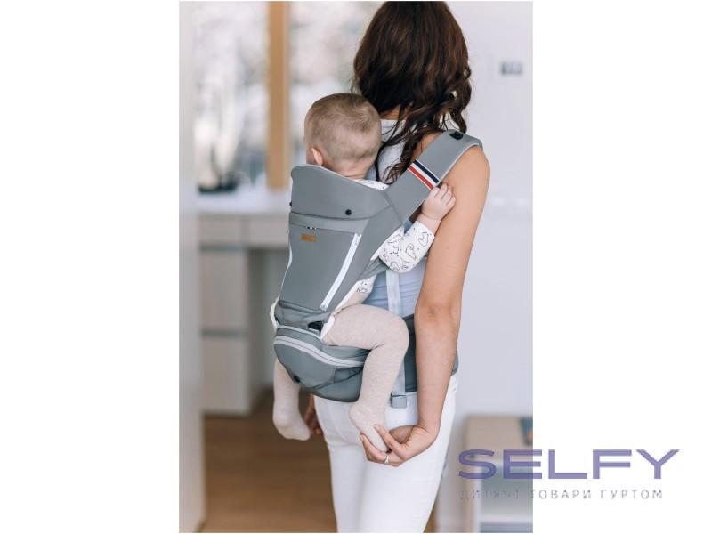 Сумка-кенгуру FreeON Happy Together 6 в 1, grey, Фото 4