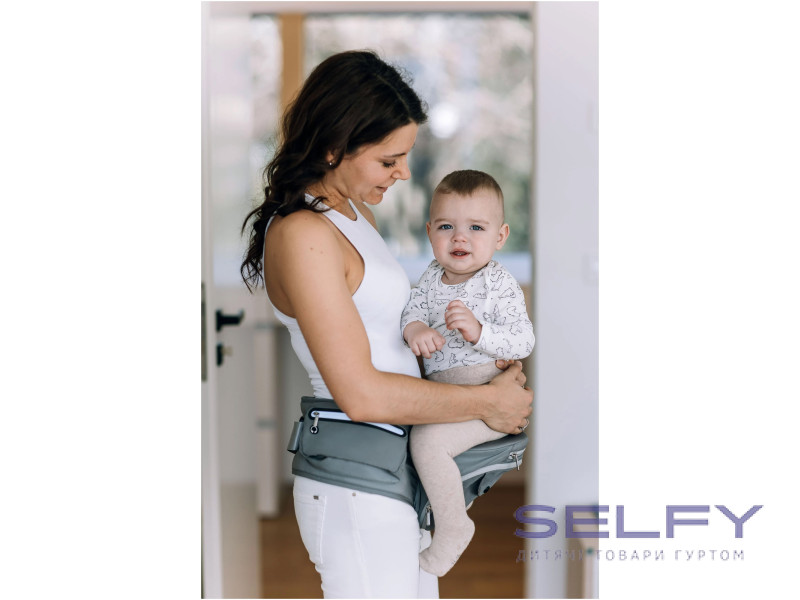 Сумка-кенгуру FreeON Happy Together 6 в 1, grey, Фото 6