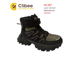 Черевики дитячі Clibee HC387 green-black 32-37