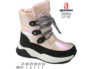 Дутики Apawwa D1003 pink 27-32