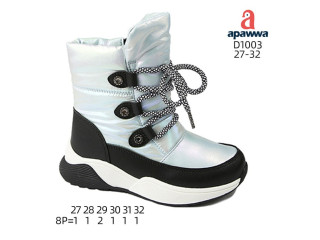 Дутики Apawwa D1003 silver 27-32