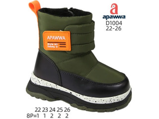 Дутики Apawwa D1004 khaki 22-26