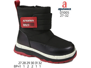 Дутики Apawwa D1005 black 27-32