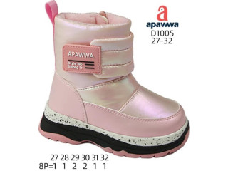 Дутики Apawwa D1005 pink 27-32 Дутики Apawwa D1005 pink 27-32