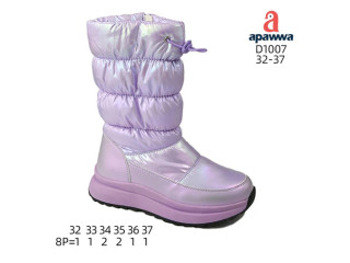 Дутики Apawwa D1007 purple 32-37
