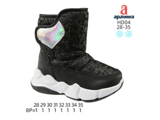 Дутики Apawwa HD04 black 28-35