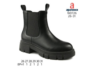 Черевики зимові Apawwa ND726 black 26-31