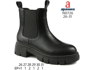 Черевики зимові Apawwa ND726 black 26-31