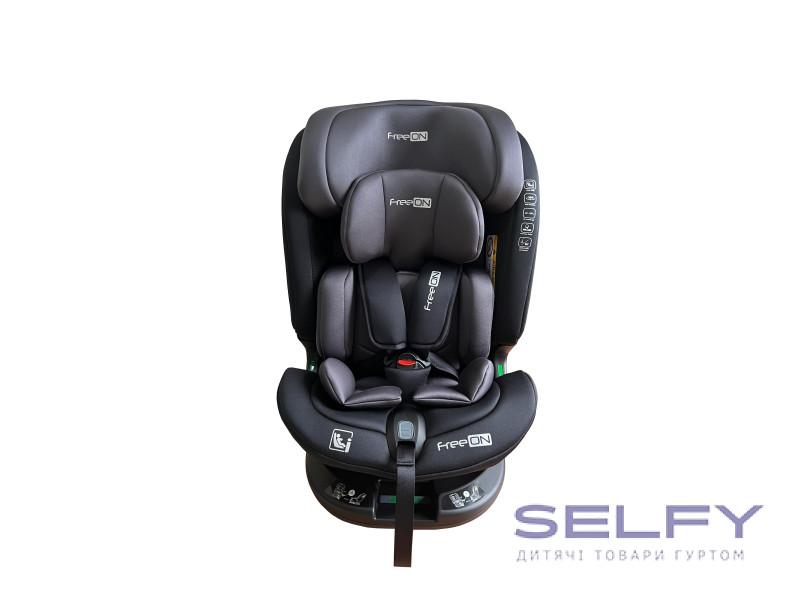 Автокрісло FreeON EPIC, поворотність 360°, iSize 40-150 см, темно-сірий, Фото 3
