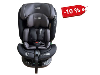 Автокрісло FreeON Epic, поворотність 360°, iSize 40-150 см, dark grey