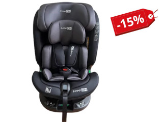 Автокрісло FreeON Epic, поворотність 360°, iSize 40-150 см, dark grey