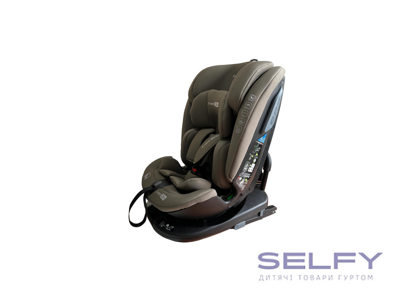 Автокрісло FreeON Epic, поворотність 360°, iSize 40-150 см, khaki, Фото 3