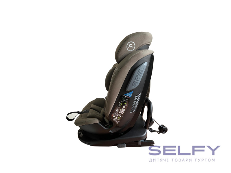 Автокрісло FreeON Epic, поворотність 360°, iSize 40-150 см, khaki, Фото 5