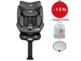 Автокресло FreeON SPACE, поворотность 360°, серый
