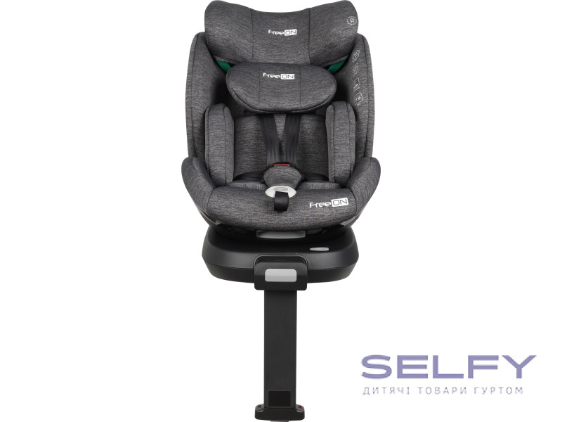 Автокрісло FreeON Space, поворотність 360° i-Size 40-150 см, grey, Фото 3