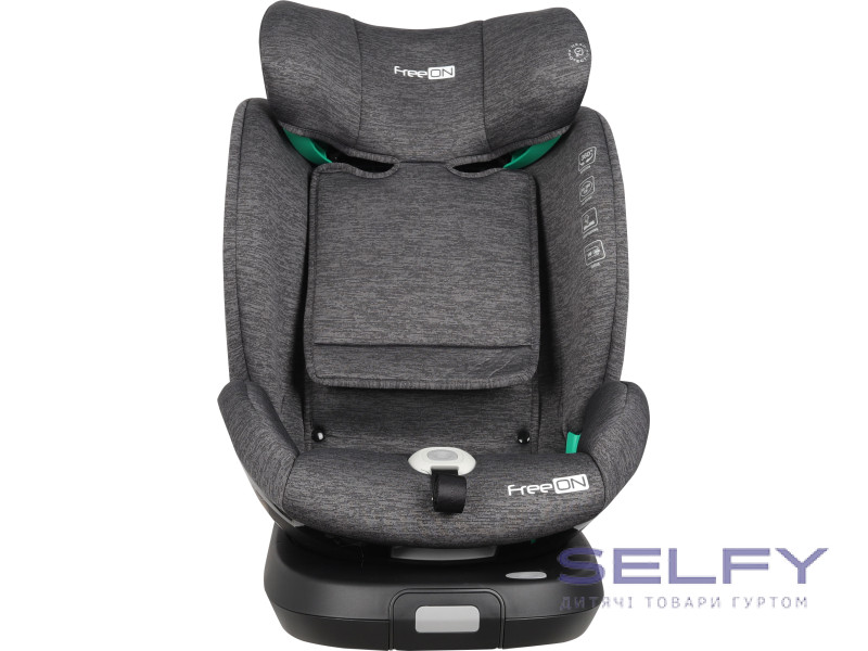 Автокрісло FreeON Space, поворотність 360° i-Size 40-150 см, grey, Фото 5