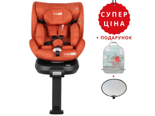 Автокресло FreeON SPACE, поворотность 360°, оранжевый