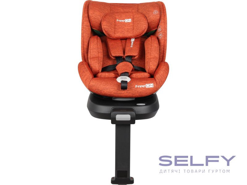 Автокрісло FreeON Space, поворотність 360° i-Size 40-150 см, orange, Фото 3