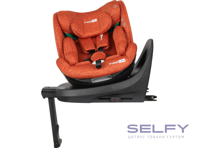 Автокрісло FreeON Space, поворотність 360° i-Size 40-150 см, orange, Фото 5