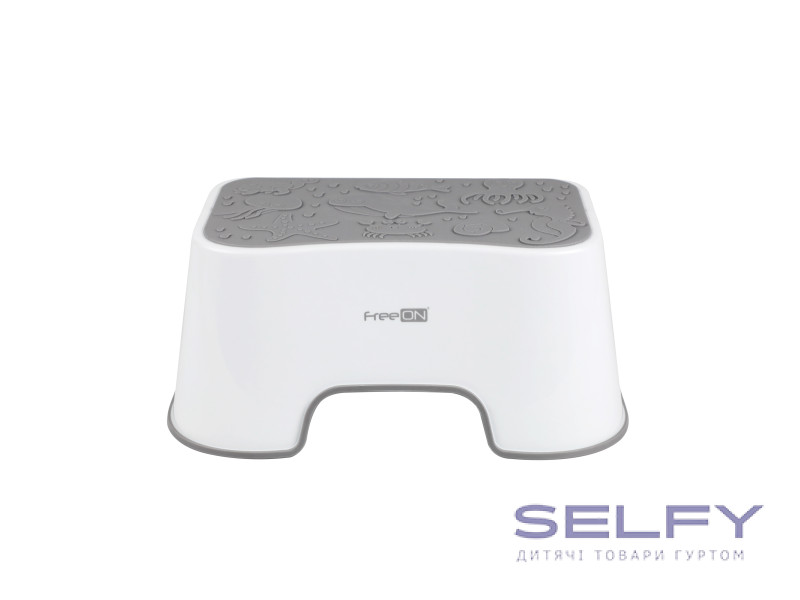 Сходинки для дитини у ванну FreeON White-Grey, Фото 3
