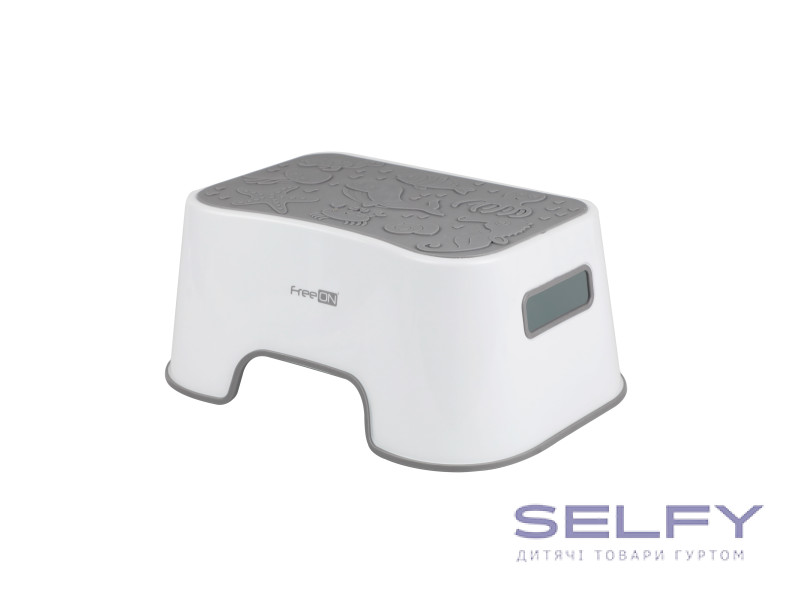 Сходинки для дитини у ванну FreeON, white - grey, Фото 1