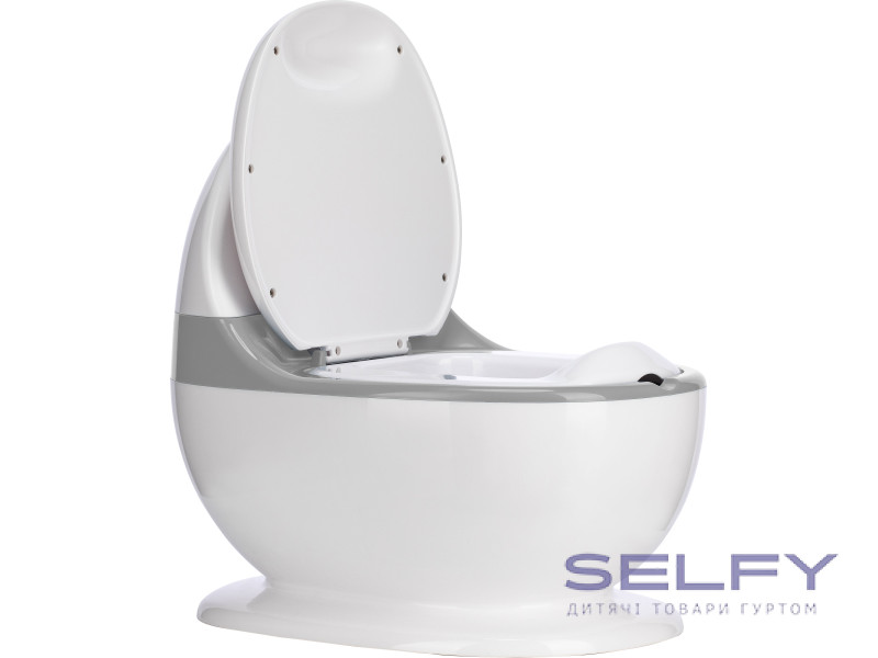 Дитячий горщик FreeON зі звуком змиву, white, Фото 3