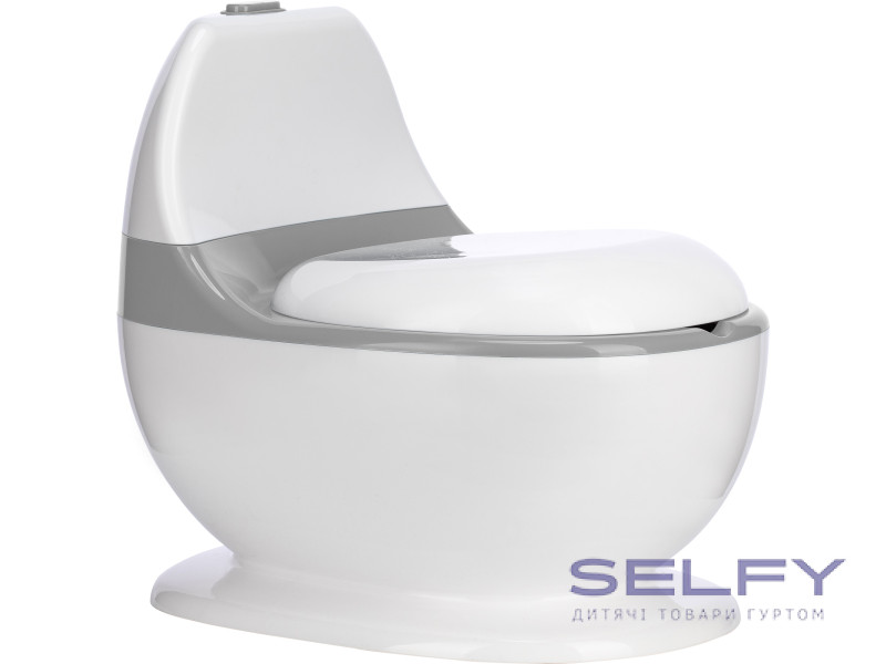 Дитячий горщик FreeON зі звуком змиву, white, Фото 4