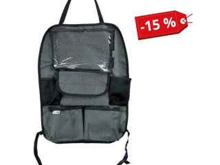 Органайзер для автомобільного сидіння Deluxe FreeON, black