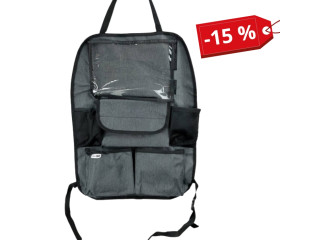 Органайзер для автомобільного сидіння Deluxe FreeON, black