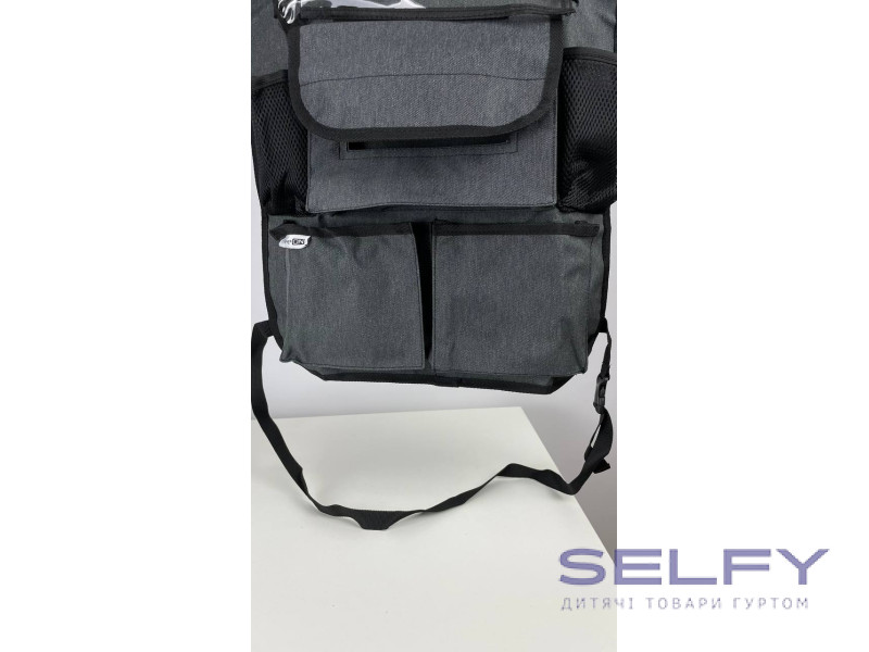 Органайзер для автомобільного сидіння Deluxe FreeON, black, Фото 6