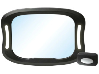 Світлодіодне дзеркало FreeON в автомобіль, з підсвічуванням і дистанційним керуванням