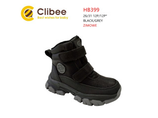 Черевики дитячі Clibee HB399 black-grey 26-31
