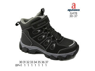 Черевики зимові Apawwa G478 black 30-37