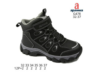 Черевики зимові Apawwa G478 black 32-37