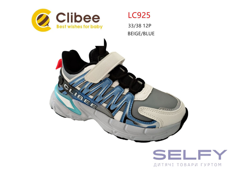 Кросівки дитячі Clibee LC925 beige-blue 33-38, Фото 1
