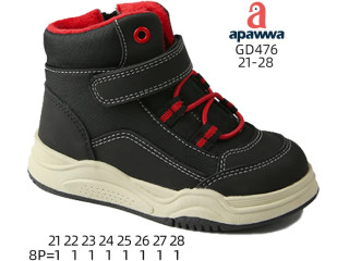 Черевики Apawwa GD476 black 21-28
